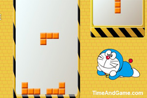 哆啦A梦叠方块小游戏