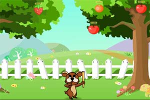 小熊摘果忙小游戏
