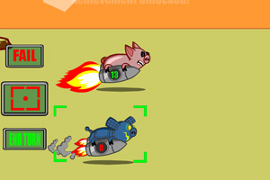 猪猪火箭赛小游戏