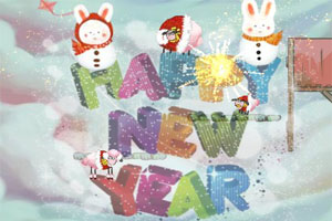 三只小羊回家春节版小游戏