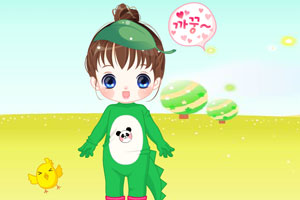 可爱动物装小游戏