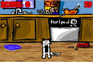 猫抓蝴蝶小游戏