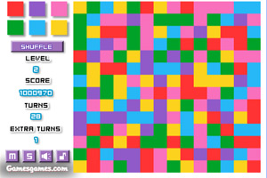 方块翻翻翻小游戏