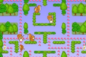 猴子吃桃子小游戏