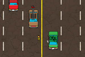 冲过马路中文版小游戏