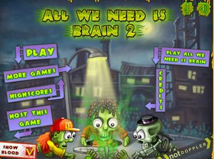 僵尸爱脑浆2小游戏