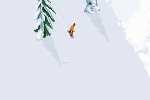 滑雪小游戏