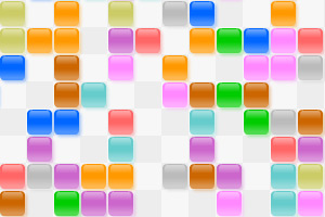 彩色砖块小游戏