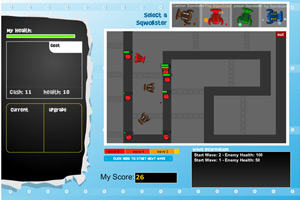 龙虾防御战小游戏