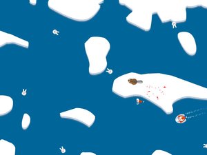 圣诞老人救小兔小游戏