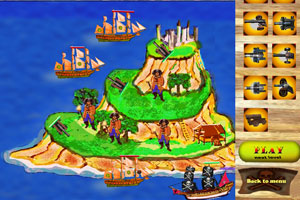 保卫海盗岛小游戏