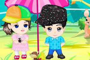 雨天童装小游戏