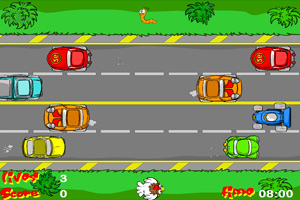 小鸡过马路小游戏