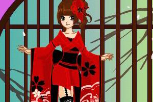 樱花和服小游戏