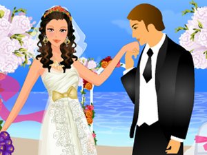 沙滩婚礼小游戏