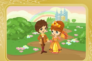 城堡里的王子和公主小游戏