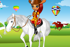 丽莎去骑马小游戏