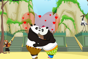 功夫熊猫接吻小游戏