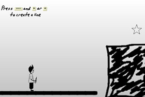 画线小人小游戏