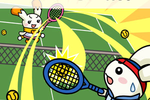萌兔网球练习小游戏