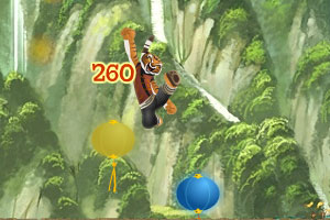 功夫熊猫小虎攀爬小游戏