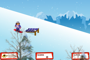 朵拉滑雪小游戏