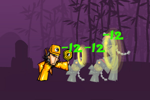 茅山道士VS僵尸小游戏