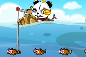 小熊猫钓鱼小游戏