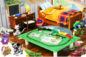 宝宝房间找字母小游戏