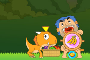 小野人摘水果小游戏