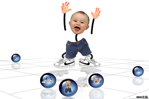 快乐宝贝跳舞小游戏