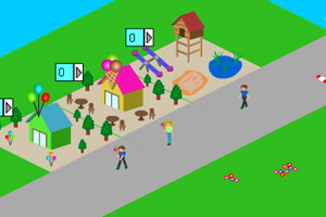 建造动物园小游戏