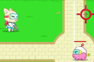 后花园水枪大战无敌版小游戏