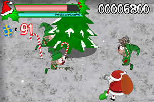 圣诞老人杀僵尸3小游戏