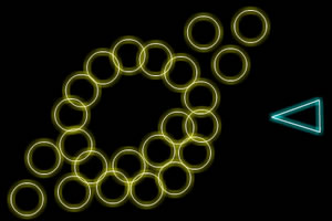 三角吃圈圈小游戏