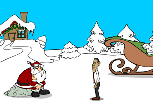 奥巴马踹门小游戏