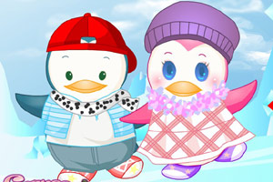 企鹅做体操小游戏