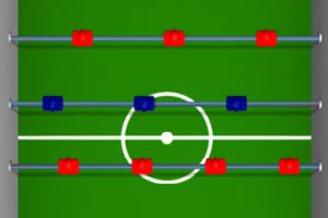 简易桌面足球小游戏