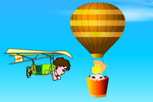 滑翔机少年小游戏