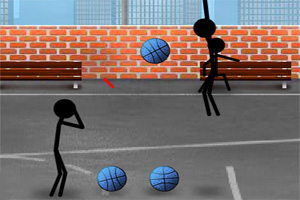 火柴人街头篮球小游戏