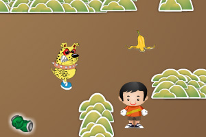 垃圾迷宫躲狗狗小游戏