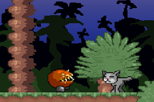 小猫伸懒腰无敌版小游戏