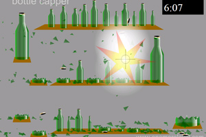 手枪开酒瓶小游戏