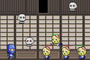 忍者战僵尸无敌版小游戏