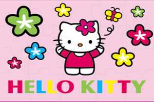 Hello Kitty可爱拼图小游戏