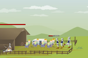 农夫战僵尸无敌版小游戏