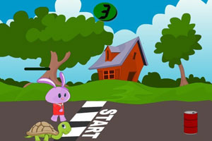 超级龟兔赛跑小游戏