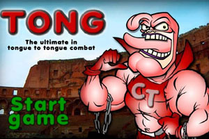 红色怪人打乒乓小游戏