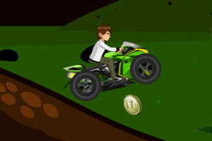 少年骇客骑摩托车小游戏