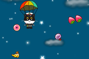 黑猫警长跳伞小游戏